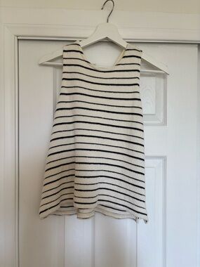 Madewell Striped Knit Sleeveless Top